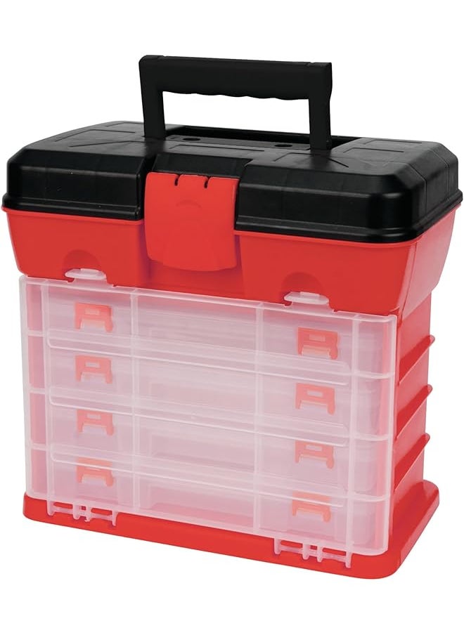 Performance Tool - Performance Tool W54042 Plastic Rack System Tool Box with 4 Organizers - Image 1