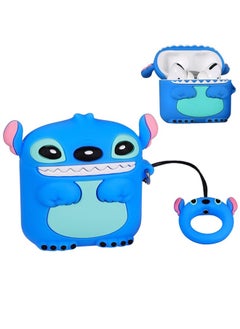 KASTWAVE Cartoon Stitch Silicone Case Cover for AirPods Pro 3, Scratchproof and Shockproof, Give Your Airpods Pro Multifaceted Protection, Easy Installation, Adsorption Strength Fastening and Wear Firmly  - Image 1