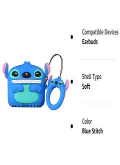 KASTWAVE Cartoon Stitch Silicone Case Cover for AirPods Pro 3, Scratchproof and Shockproof, Give Your Airpods Pro Multifaceted Protection, Easy Installation, Adsorption Strength Fastening and Wear Firmly  - Image 3