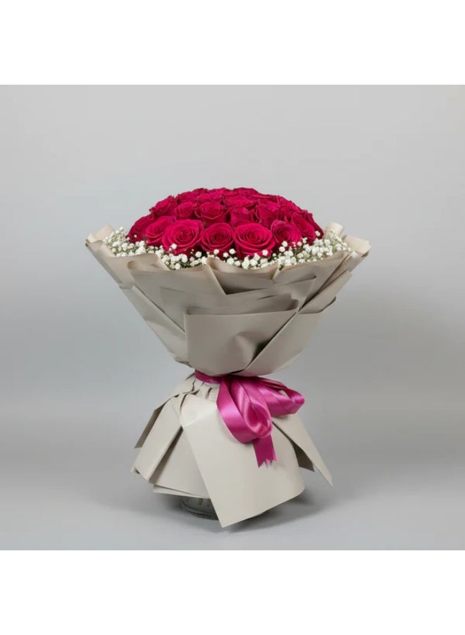 Rosabella Velvet Fuchsia - Image 3