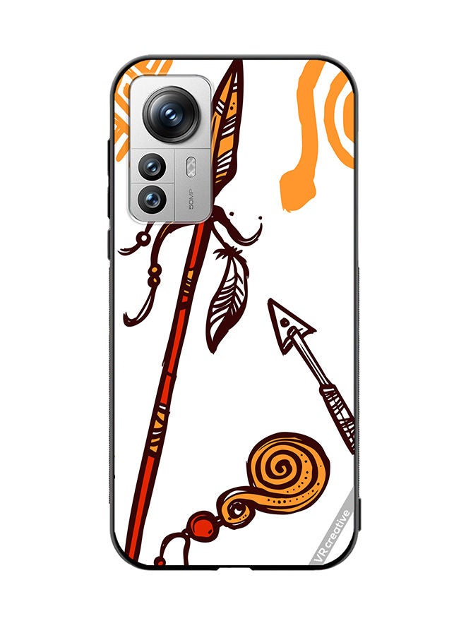 VR CREATIVE Protective Case Cover For Xiaomi 12X African Spear Design Multicolour - Image 1