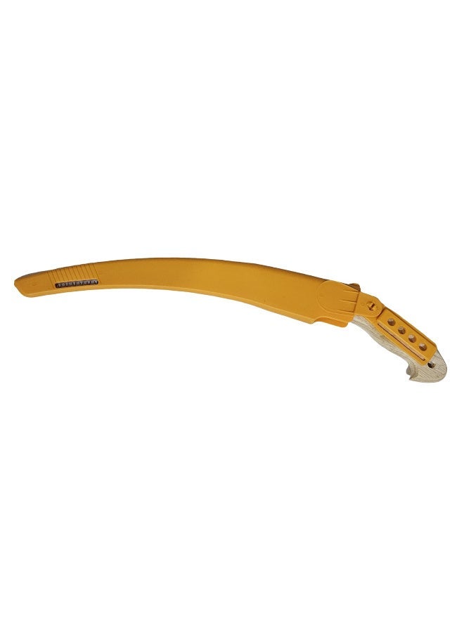 Manual wood saw with storage case and belt loop. A saw for garden trees and firewood. - Image 3