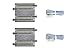 Kato USA Inc N 2716 Double Track Feeder Concrete Ties 2 KAT20043 N Track - Image 2