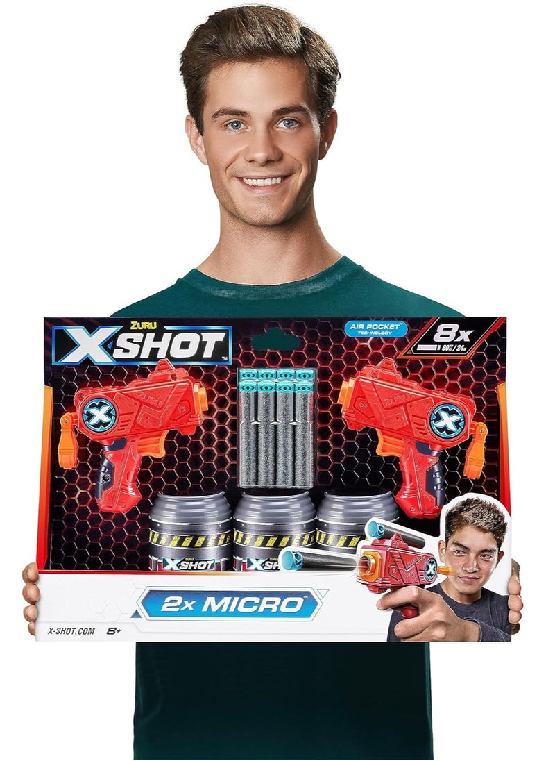 Zuru X-Shot X-Shot Excel Double Micro Dart Gun Shootout Set  - Image 2