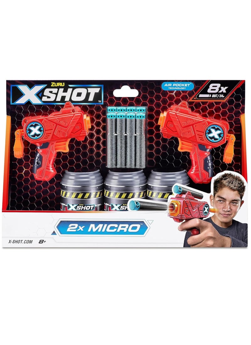 Zuru X-Shot X-Shot Excel Double Micro Dart Gun Shootout Set  - Image 1