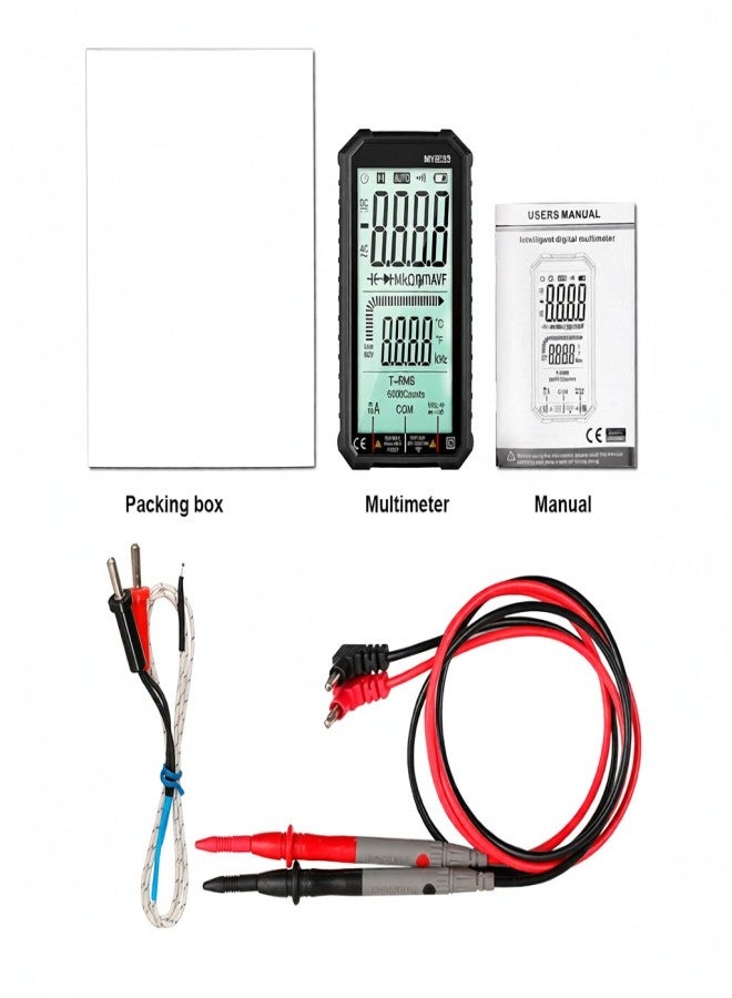 MAYILON MY8233 LCD Large Screen Digital Intelligent Multimeter Portable With Backlight Multimeter Direct Current AC Voltage Current Resistance Capacitance Line On-off Temperature Diode Measurement Multifunctional Testing Tools - Image 3