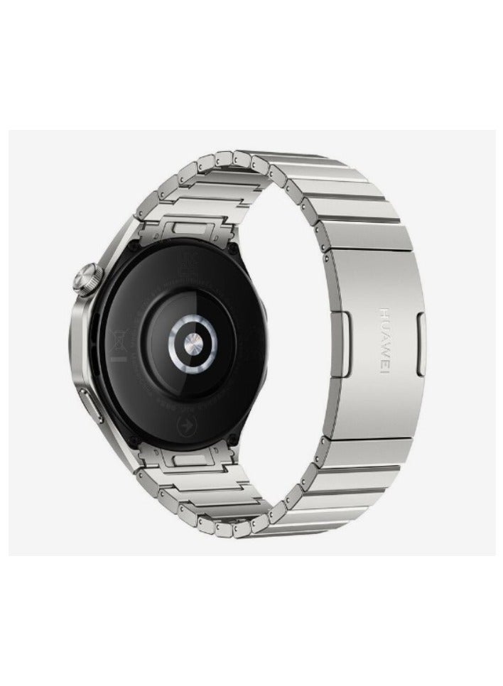 HUAWEI Watch GT4 46mm - Grey Stainless Steel Strap Grey - Image 4