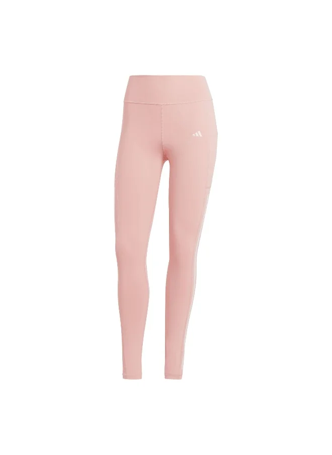 Adidas adidas Opt 3S 1/1 L Pink Training Tights 2XS