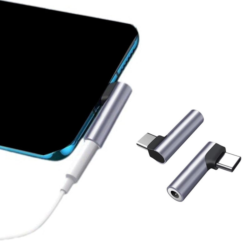 USB Create to 3.5mm Sound Link with Constructed in Chip for Sound 90 Degree Angled Link Consistent 16/15 Aluminum Mixture USB - Image 2