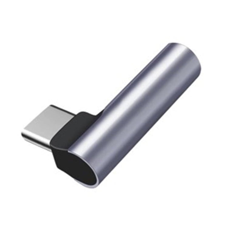 USB Create to 3.5mm Sound Link with Constructed in Chip for Sound 90 Degree Angled Link Consistent 16/15 Aluminum Mixture USB - Image 1