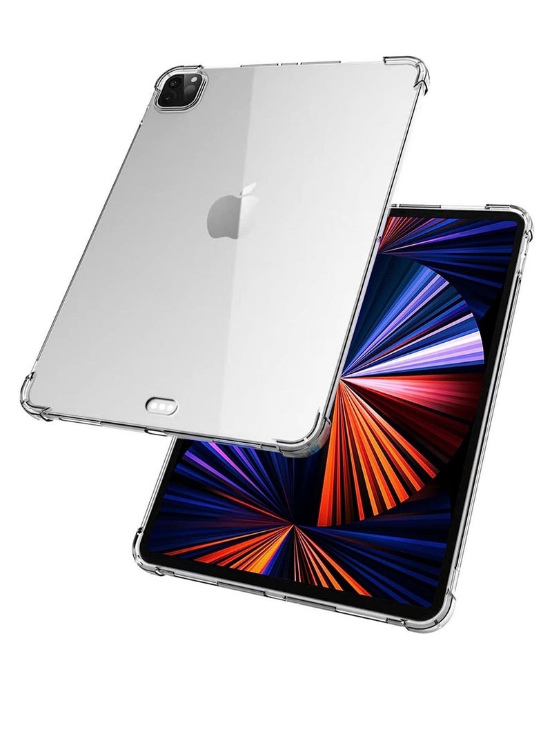 IAF Silicon Clear Case for iPad Pro 12.9'' (5th Gen ) 2021, TPU Shockprooof Back Cover, Slim-Fit Protective Case for iPad Pro 12.9 inch 5th Generation, Supports Pencil 2nd Gen Charging - Image 2