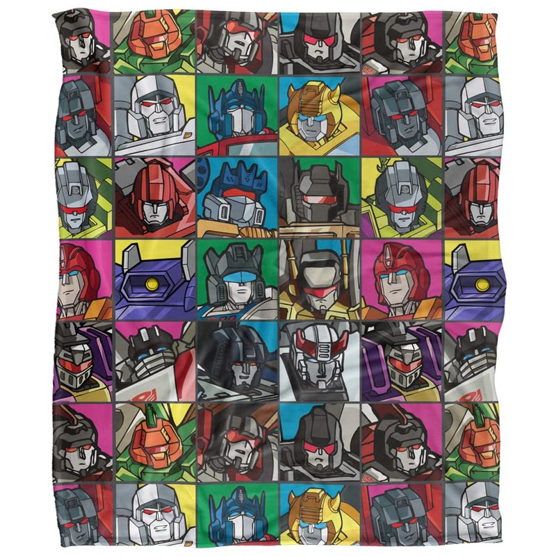 LOGOVISION Transformers Transformers Squares Silky Touch Super Soft Throw Blanket 50" x 60" - Image 2
