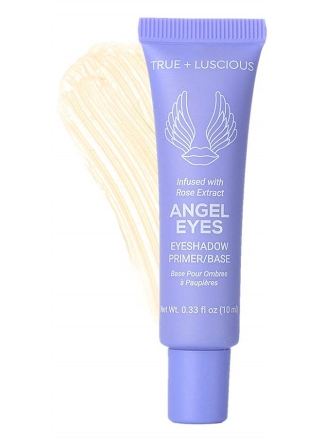 True + Luscious Angel Eyes Eyeshadow Primer by True + Luscious - Clean Formula with Rose Extracts - Vegan, Paraben Free, & Cruelty Free Eye Primer - Great for Oily Lids & Prevents Creasing - 0.33 oz (Shade: Light) - Image 1