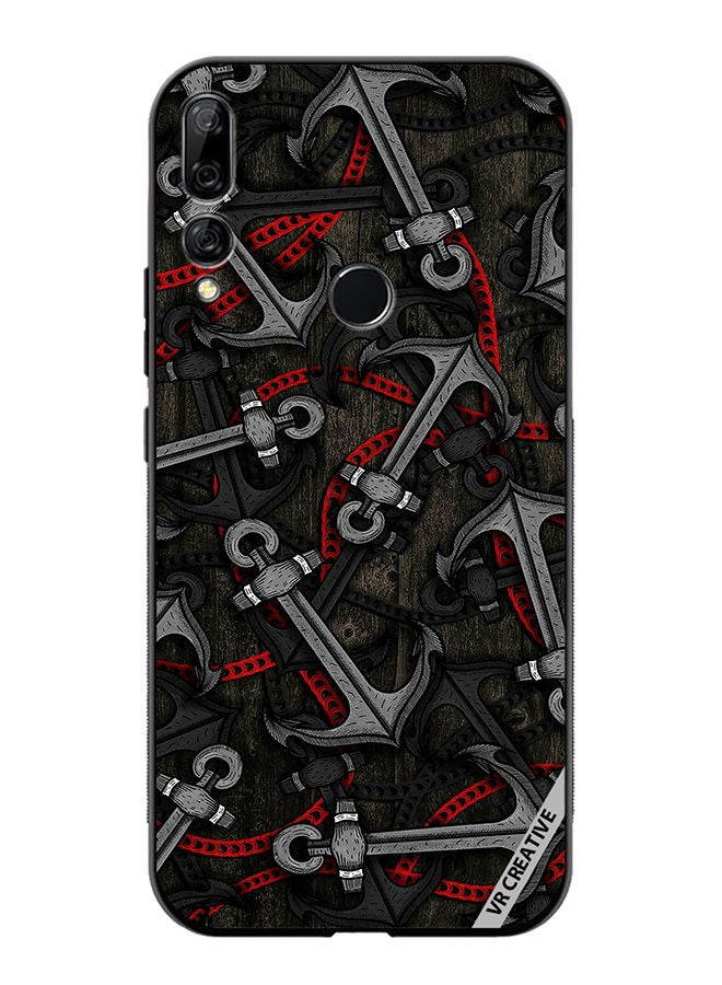 VR CREATIVE Protective Case Cover For Huawei Y9 Prime 2019 Anchor Leggings Design Multicolour - Image 1