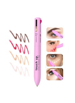 Touch Up 4In1 Makeup Pen (Concealer Eye/Brow Liner Lip/Blush & Brightener) Allinone Multifunctional Portable Beauty Product On The Go Travel Makeup Pencil (Makeup Pen B)