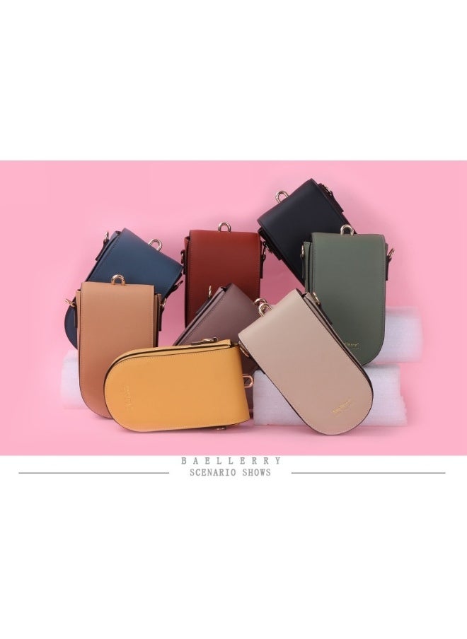 baellerry Women's Mobile Phone Bag Zipper Senior Sense Ssingle Shoulder Crossbody Bag Large Capacity Vertical Purse Woman  - Image 3