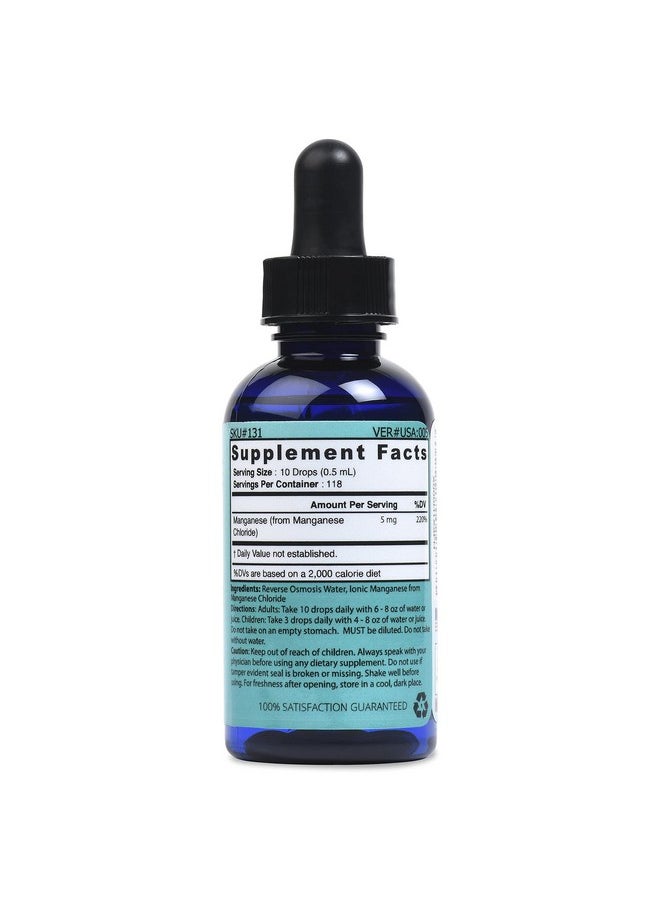 Good State Liquid Ionic Manganese Ultra Concentrate 10 Drops Equals 5 Mg 100 Servings Per Bottle  - Image 5
