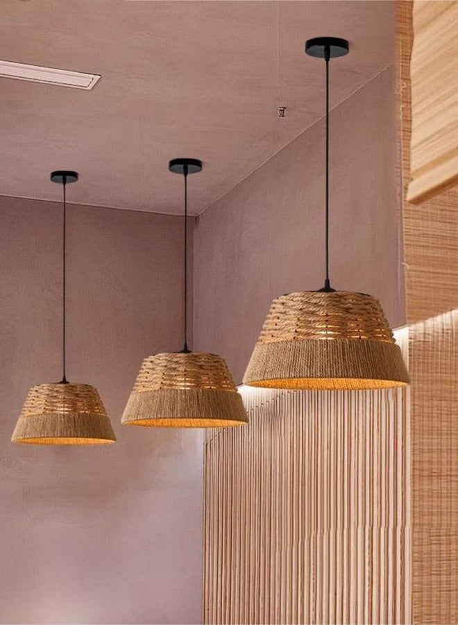 إرنيا سج ثريات من حبال الكورنيا، جزيرة مطبخ، مطعم، غرفة معيشة، ممر، ثريات نوم (لا تحتوي على مصدر ضوئي) - Image 4