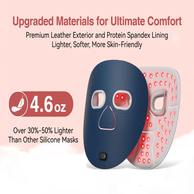 LED Photon Therapy Mask  with 70PCS 4-Core LED Beads for Acne Removal & Skin Rejuvenation - Image 5