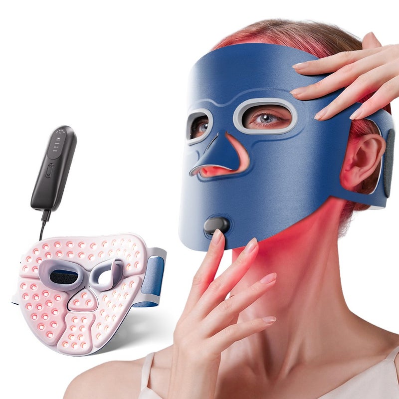 LED Photon Therapy Mask  with 70PCS 4-Core LED Beads for Acne Removal & Skin Rejuvenation - Image 1