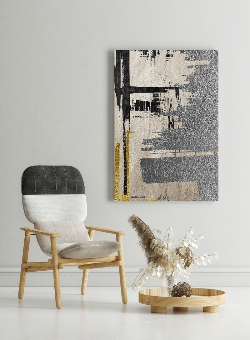 مودكلاس لوحة جدارية كانفس بتصميم تجريدي - Image 1