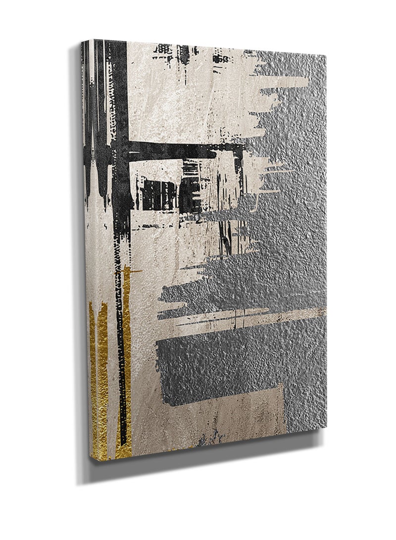 مودكلاس لوحة جدارية كانفس بتصميم تجريدي - Image 2