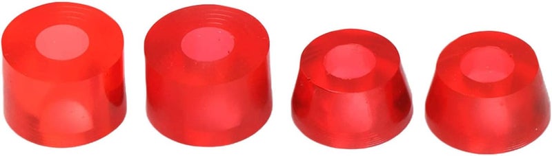 كلاراكو 4 قطع من جلبات محاور ألواح التزلج الناعمة 92A، مقاس 11x16 مم، محاور 7 بوصة، جلبات مخروطية، طقم ممتص صدمات، ملحقات تثبيت - Image 3