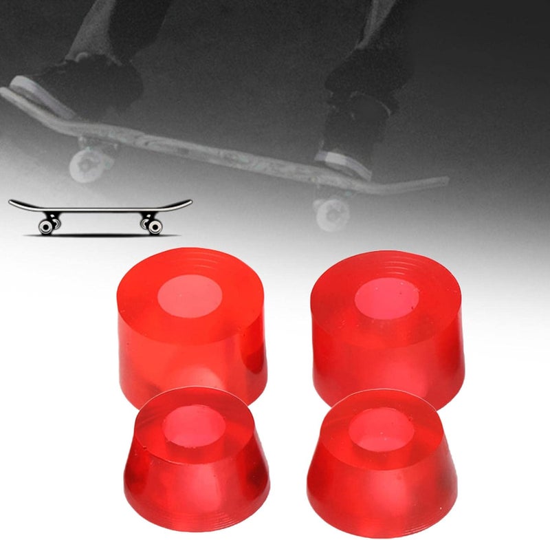 كلاراكو 4 قطع من جلبات محاور ألواح التزلج الناعمة 92A، مقاس 11x16 مم، محاور 7 بوصة، جلبات مخروطية، طقم ممتص صدمات، ملحقات تثبيت - Image 5