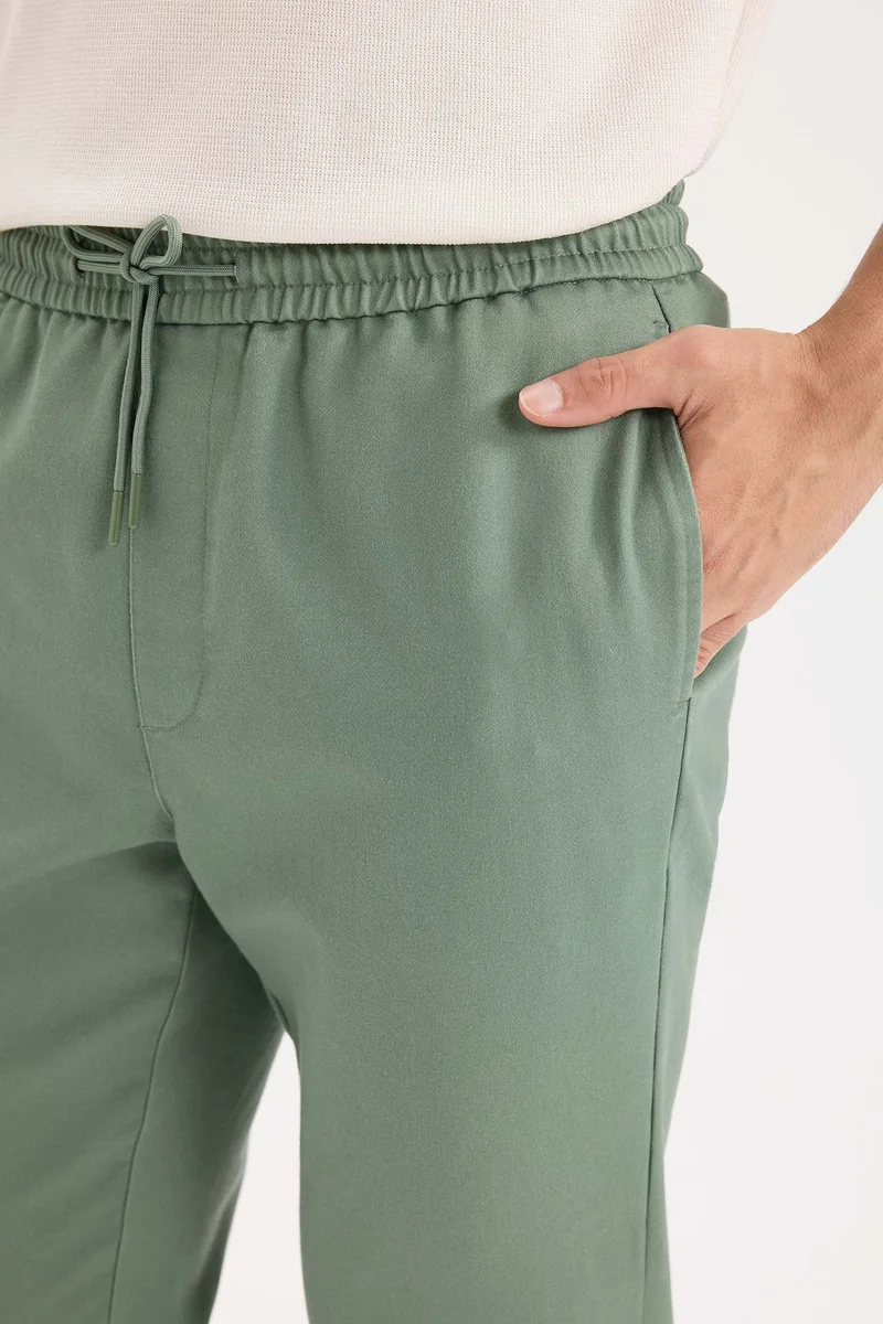 Defacto  Combed Waist Tied Jogger Pants for Men | Best Price UAE