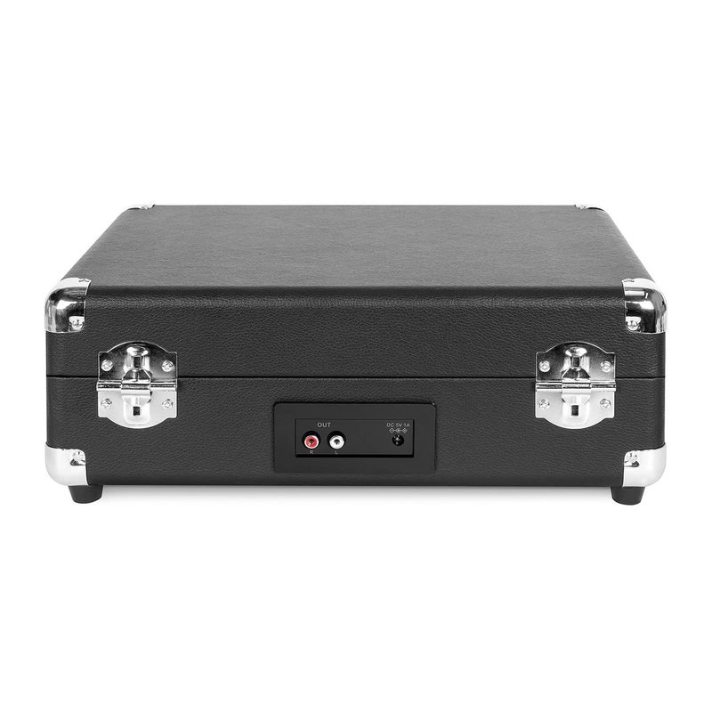 Victrola VSC-500BTC-BLK Vinyl Suitcase Record Player with Cassette  Bluetooth connectivity  14 x 11 x 5 inches  Black - Image 5