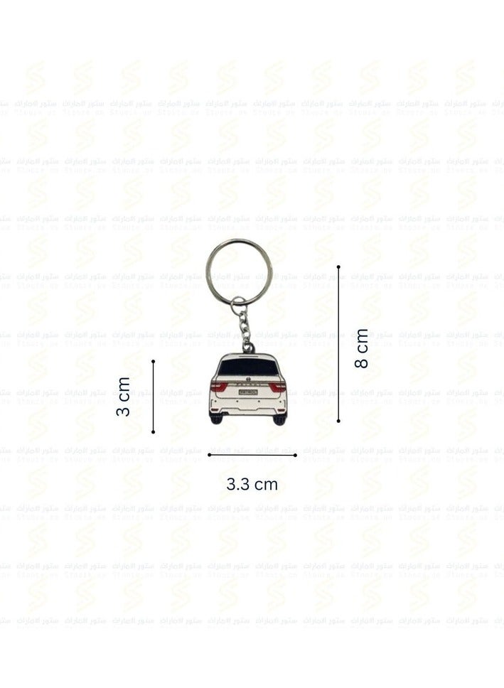Nissan PATROL Keychain  NISMO Metal Key Chain Stainless Steel Pendant Key Chain White - Image 3