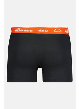 Ellesse Men 3 Pieces Brand Logo Hipster Boxers, Navy/Black  - Image 2