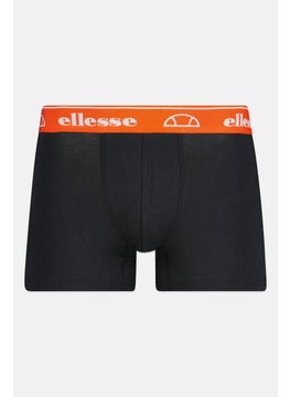 Ellesse Men 3 Pieces Brand Logo Hipster Boxers, Navy/Black  - Image 4