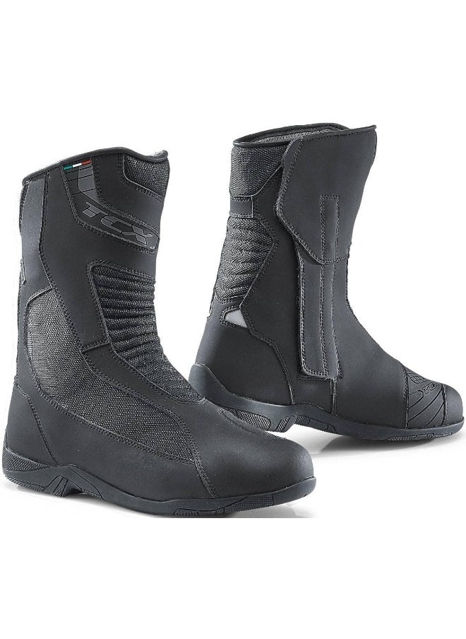 TCX Boots - TCX Men's Airtech 3 GTX Waterproof Motorcycle Boots with Gore-Tex Membrane, Breathable Fabric and Microfibre Upper with Zip and Velcro Fastening - Image 1