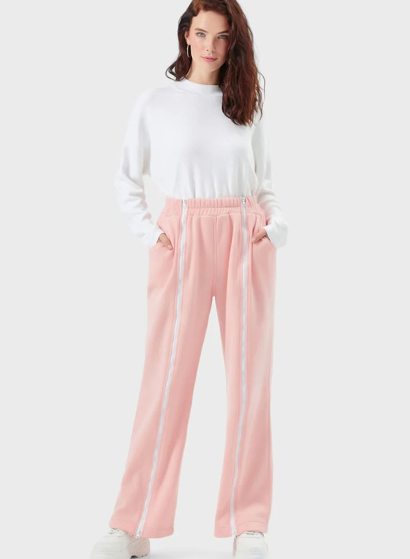 Muni Muni Zip Detail Sweatpants
