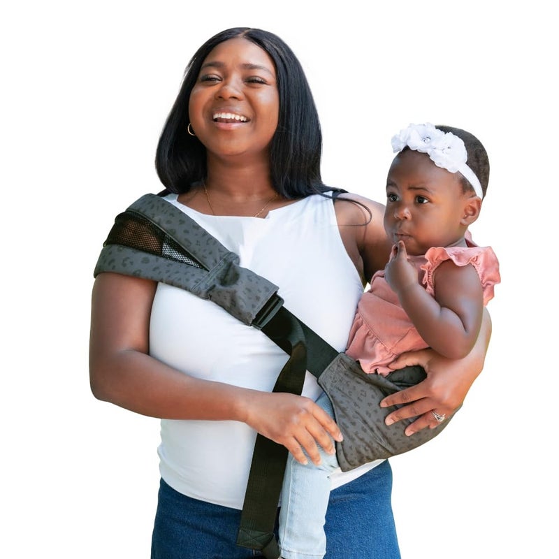 Boppy ComfyHold Cross-Body Hip Baby Carrier - Light, Compact, and Breathable with Wide Comfy Seat and Snug No-Slip Fit, Baby Safety Alliance Verified - Image 1