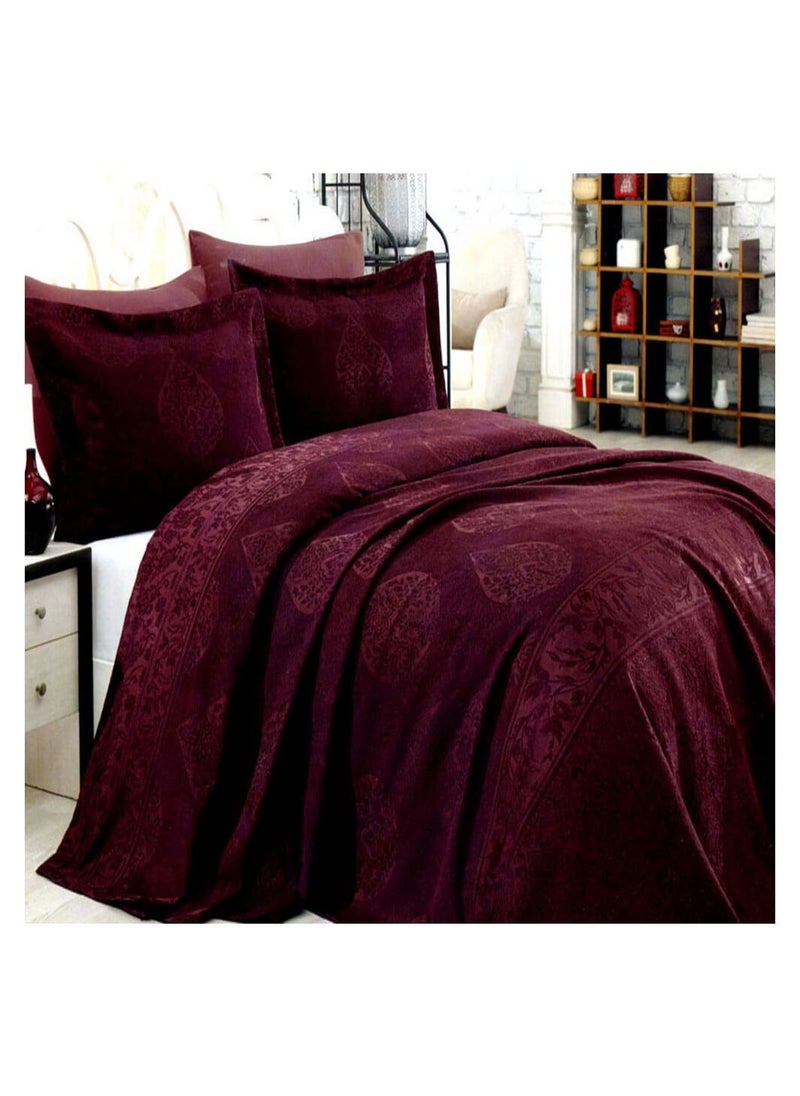 Family Bed Quilt Set Jacquard 3 Pieces Size 240 x 240 cm from family bed  - Image 1