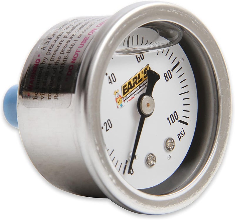 Earl's 100187ERL Pressure Gauge - Image 3