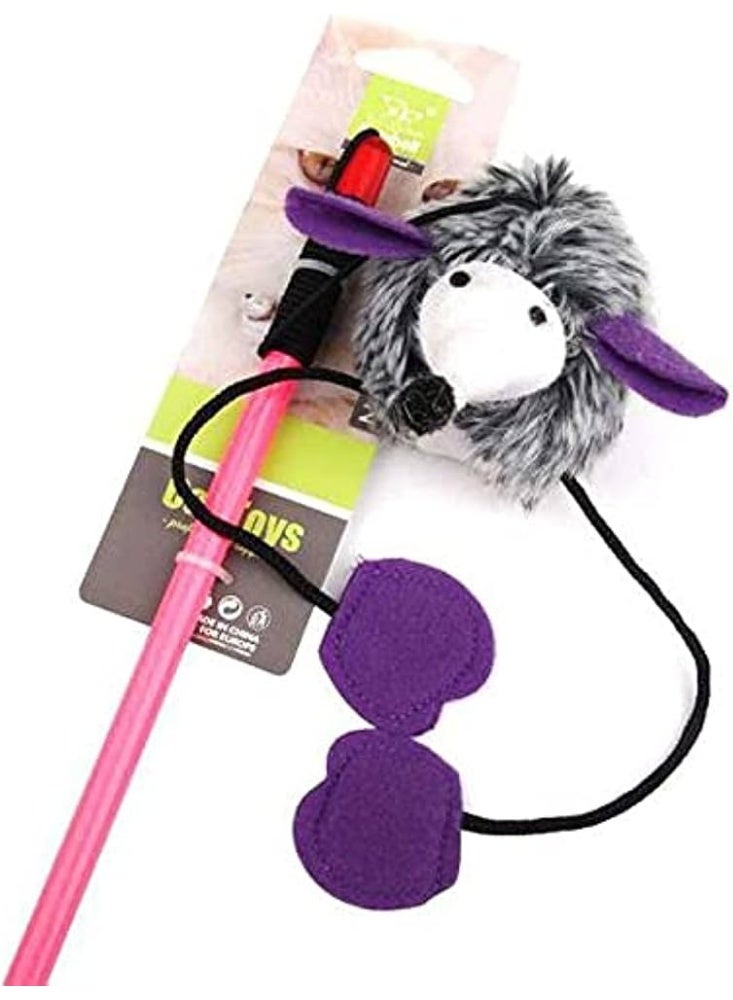 Nunbell Giggling Cat Toy Dangler (Multicolour) 1PCS - Image 1