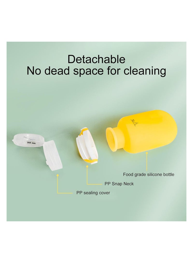 SYOSI Travel Size Containers, Compact Cosmetic Containers, Travel Shampoo Containers, Leakproof Travel Size Toiletries Bottles, Travel Lotion Bottles, Small Travel Bottles With Storage Bag, Travel Outing - Image 2