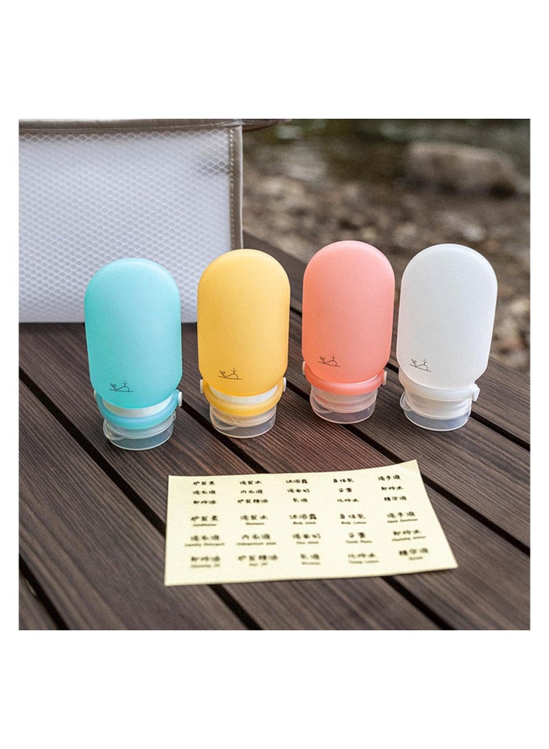 SYOSI Travel Size Containers, Compact Cosmetic Containers, Travel Shampoo Containers, Leakproof Travel Size Toiletries Bottles, Travel Lotion Bottles, Small Travel Bottles With Storage Bag, Travel Outing - Image 5