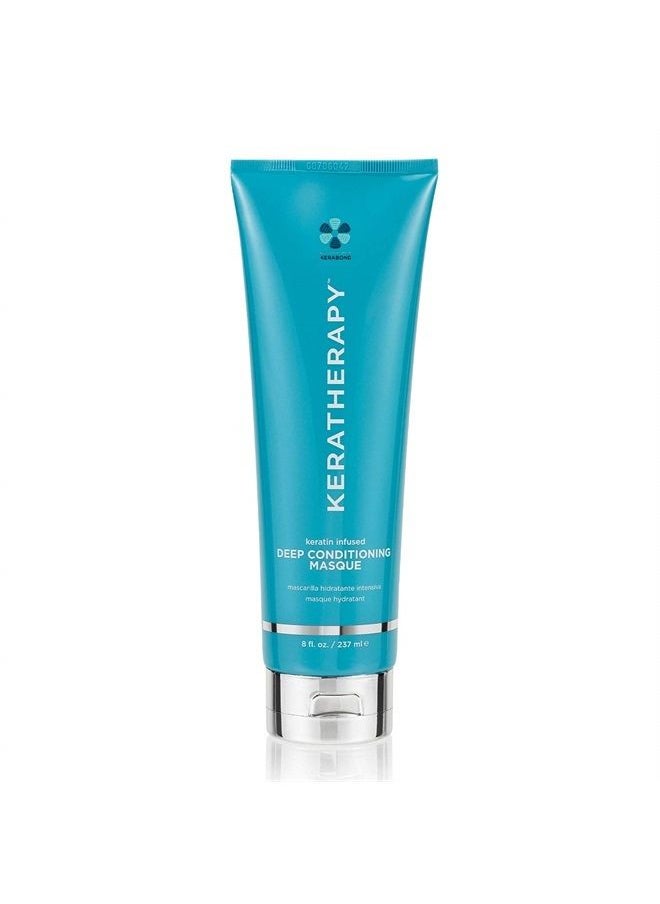 KERATHERAPY Keratherapy Keratin Infused Deep Conditioning Masque, 8 fl. oz., 237 ml - Moisturizing & Hydrating Hair Treatment with Kerabond, Jojoba, Nettle Root Extract, Wheat Oil, & Persian Walnut  - Image 1