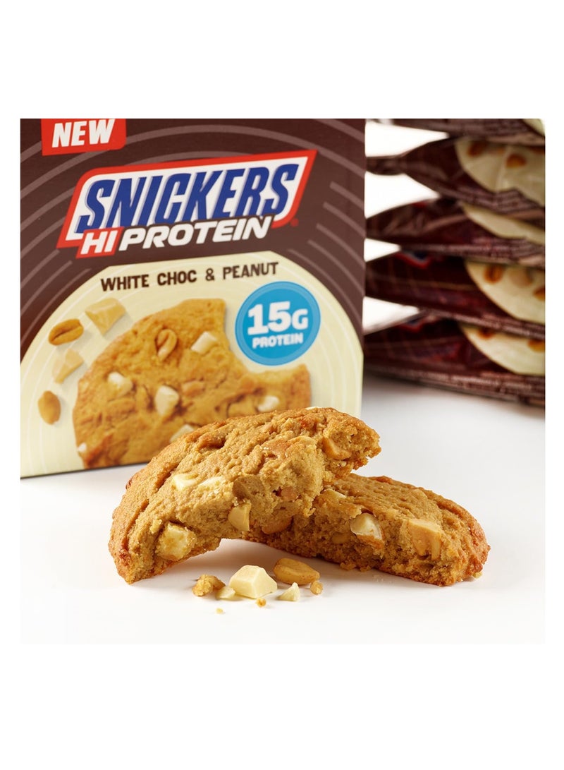 Snickers Hi Protein Cookie White Chocolate & Peanut 60g Pack of 12 - Image 3