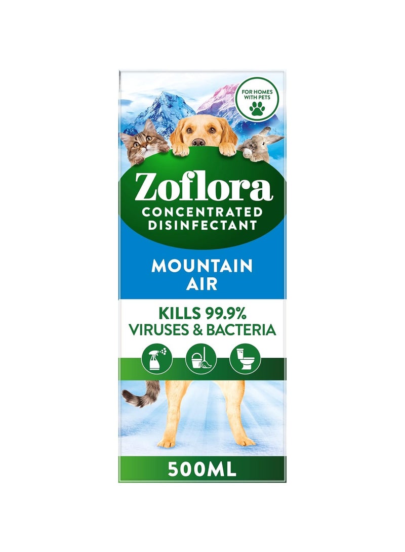 زوفلورا سائل مطهر مركز متعدد الاستخدامات، برائحة الهواء الجبلي 500مل - Image 1