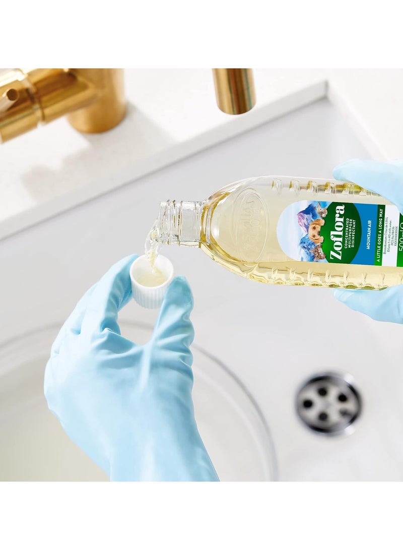 زوفلورا سائل مطهر مركز متعدد الاستخدامات، برائحة الهواء الجبلي 500مل - Image 5