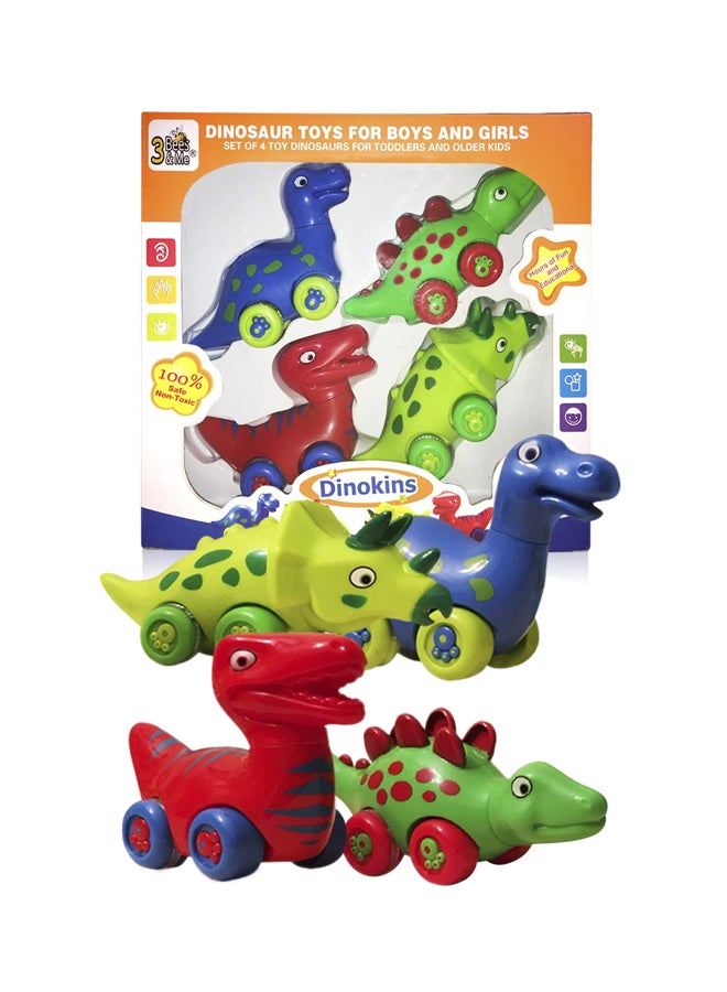 3 Bees & Me 4-Piece Dinosaur Toys - Image 1