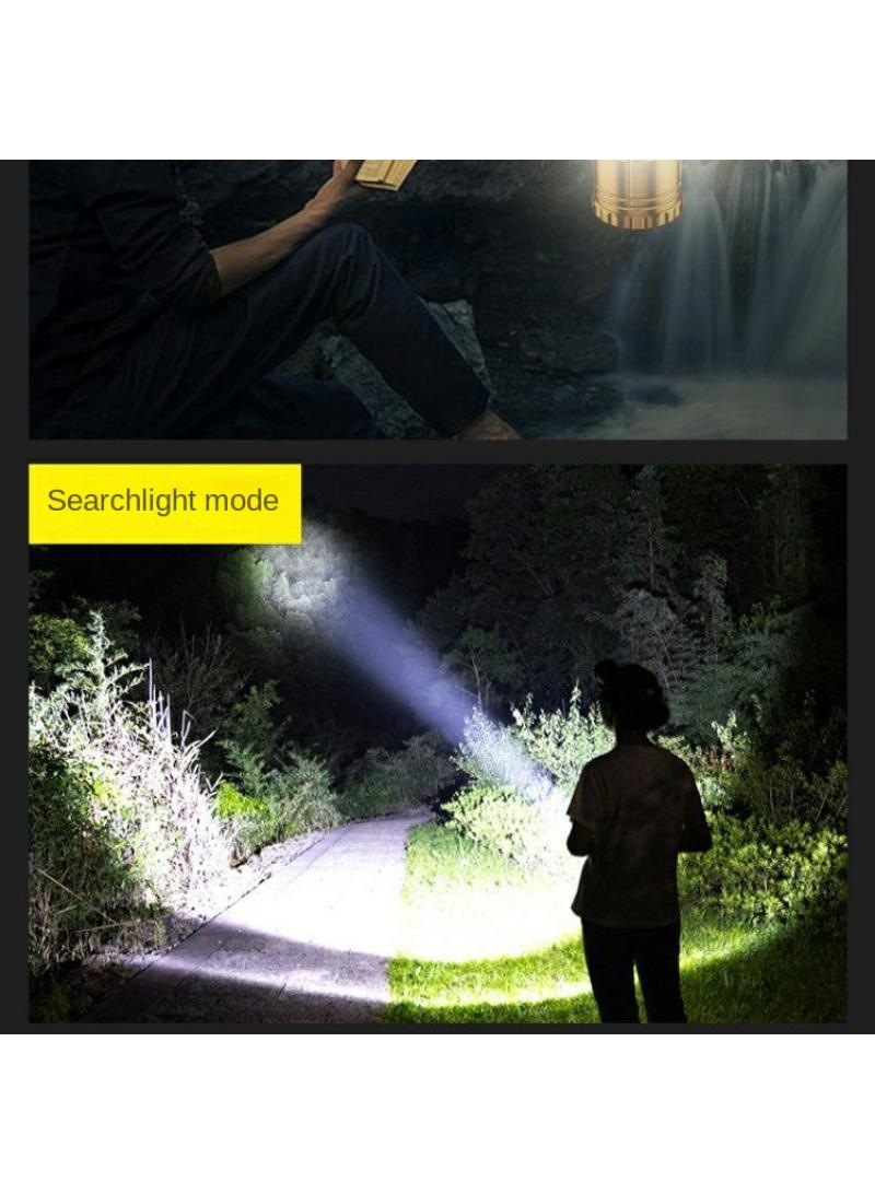 1Pcs Outdoor camping solar light Multi-functional portable field tent lighting work lights blue - Image 4