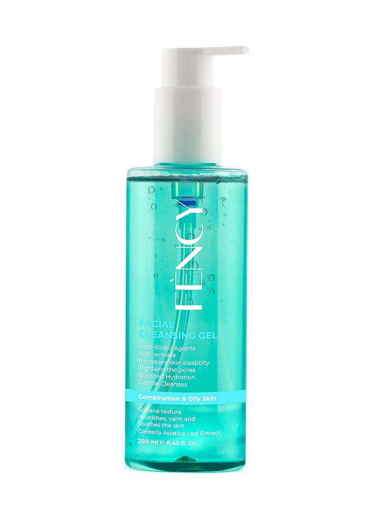 FÈNCY Facial Cleansing Gel 250ml | Pore Tightening & Oil Control | Post-Biotic & Glutathione Formula | Deep Cleansing & Hydration | Suitable for Sensitive & Combination Skin | Dermatologically Tested - Image 1