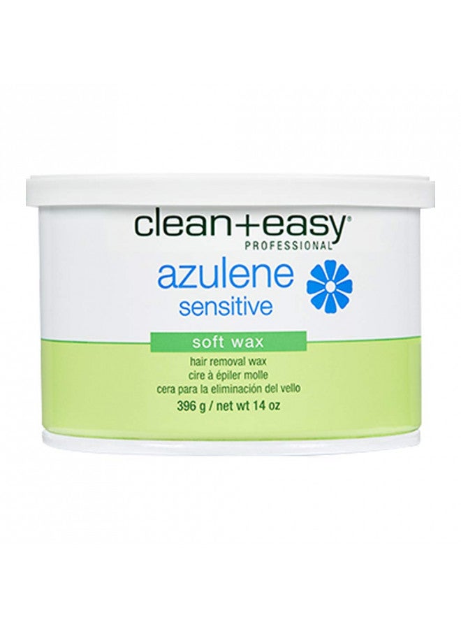 Clean + Easy Hair Removal Soft Wax With Azulene To Reduce Redness And Irritation- Ideal For Sensitive Skin, 14 oz - Image 1