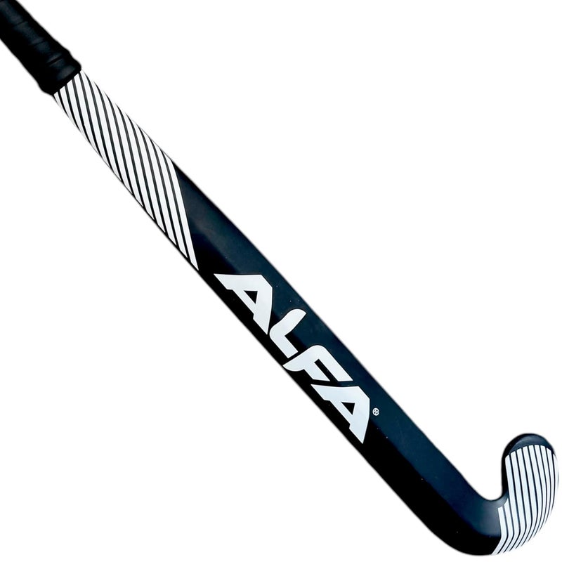 ALFA Y43 Composite Hockey Stick (Drag with Hill, Black, 37 INCHES) - Image 1